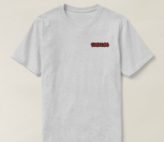 Iceman Eating a Robot shirt (ash) - Front